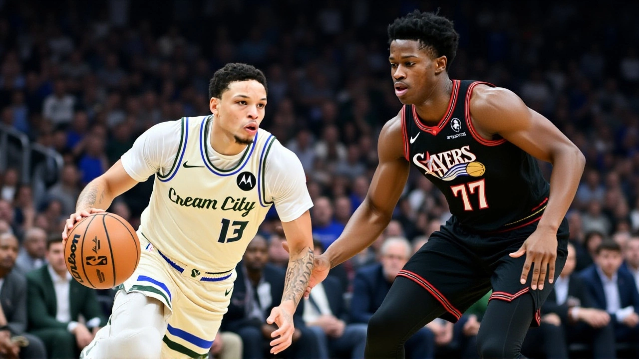 Powell’s 32 Points Lead Heat to 127-117 Win Over 76ers Without Embiid